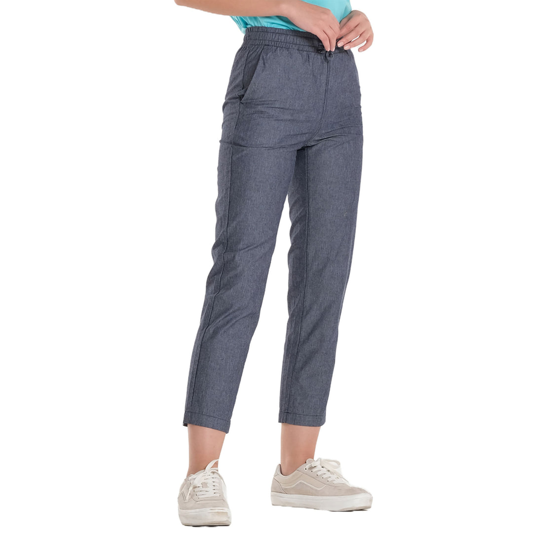 WOMENS STRAIGHT CUT TROUSER PANTS