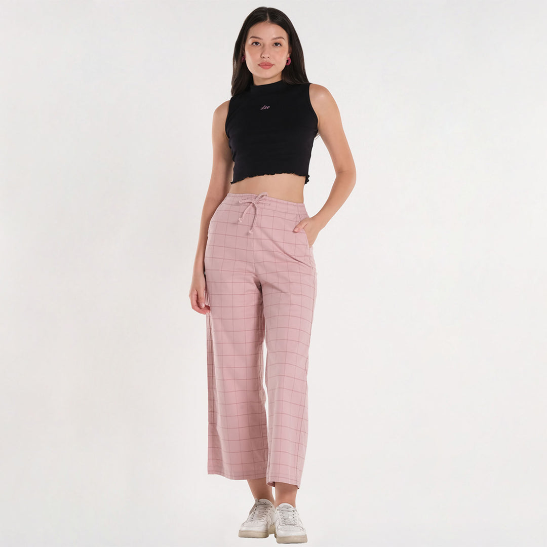 WOMENS WIDE LEG STRAIGHT PANTS