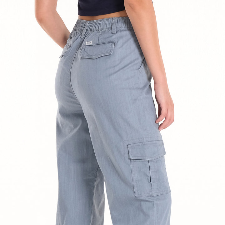 WOMENS HIGH WAIST CARGO PANTS