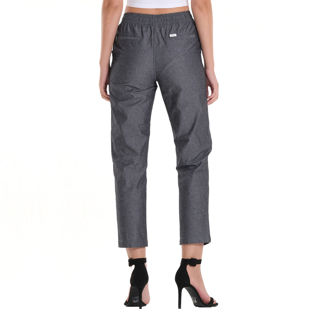 WOMENS STRAIGHT CUT TROUSER PANTS