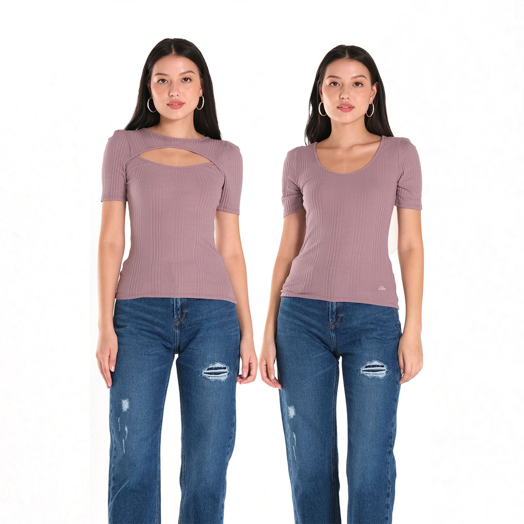 LEE WOMENS TWO WAY TOP MODIFIED ELBOW SLEEVE