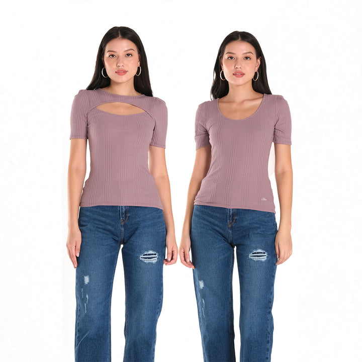 LEE WOMENS TWO WAY TOP MODIFIED ELBOW SLEEVE