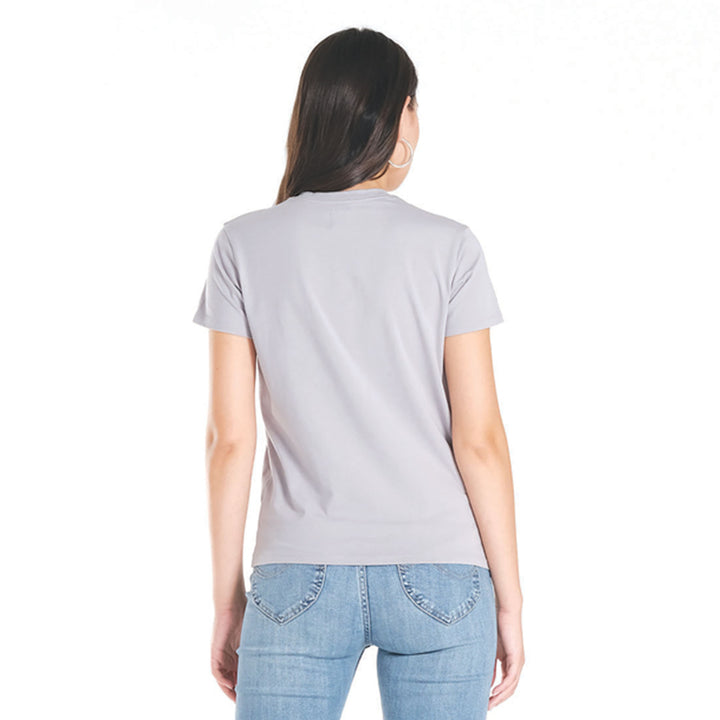 LEE LADIES HIGH-NECK SCRIPT LOGO TEE
