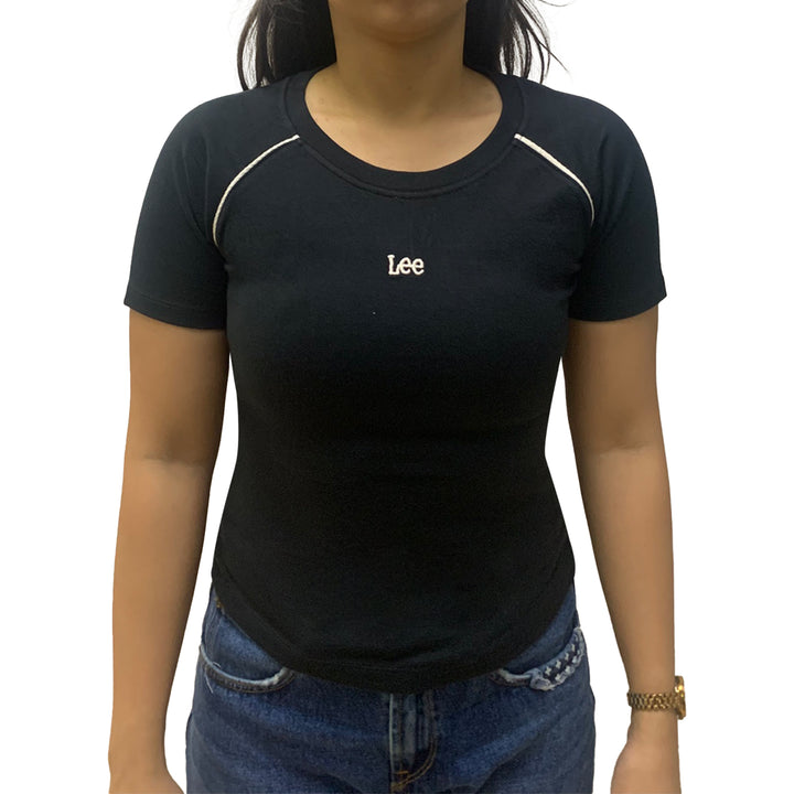 Lee Ladies Raglan Top with Embriodered Logo