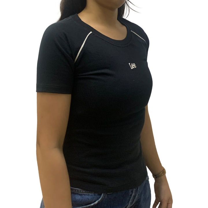 Lee Ladies Raglan Top with Embriodered Logo