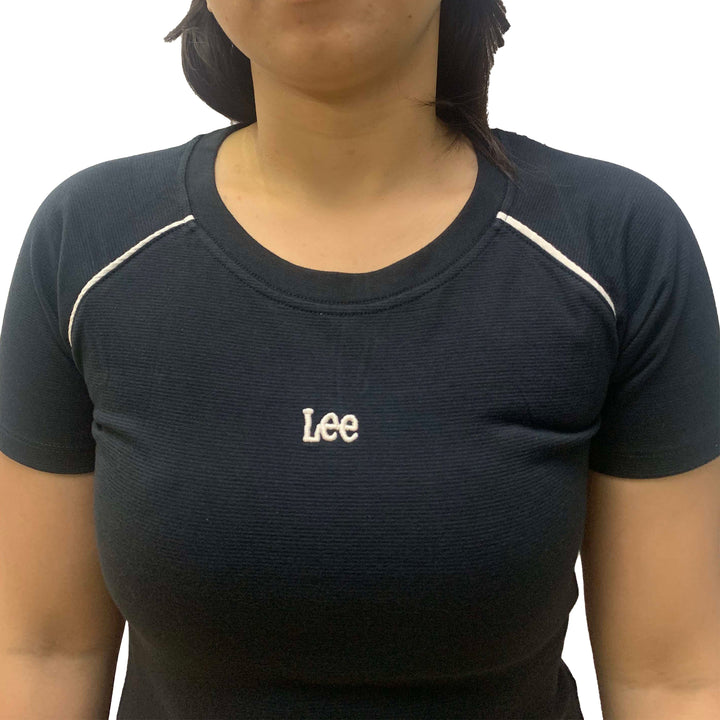 Lee Ladies Raglan Top with Embriodered Logo