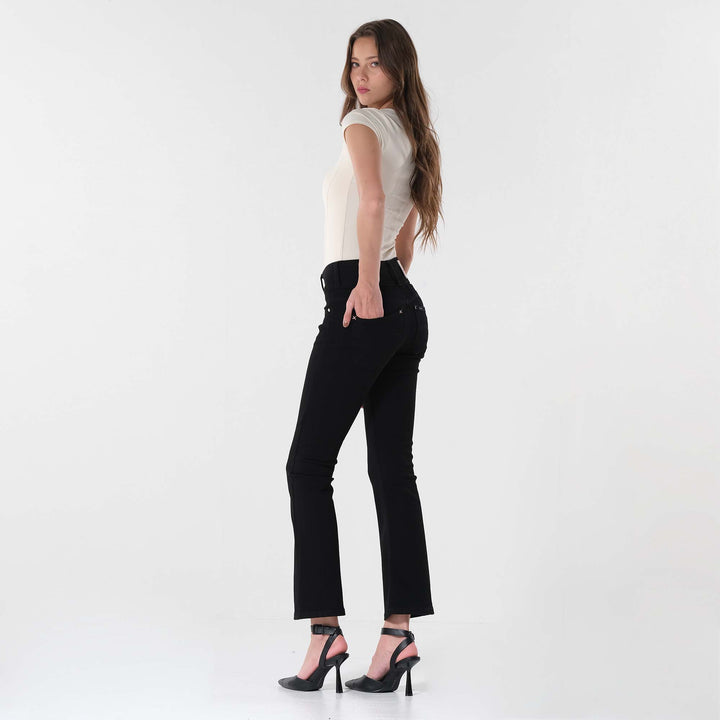 SHAPE MAGIC HIGH WAIST SLIM BOOT CUT DENIM JEANS