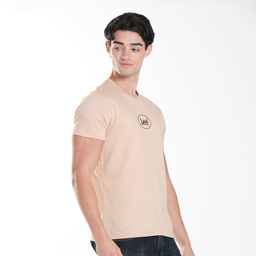 MENS EMBROIDERED LOGO TEE