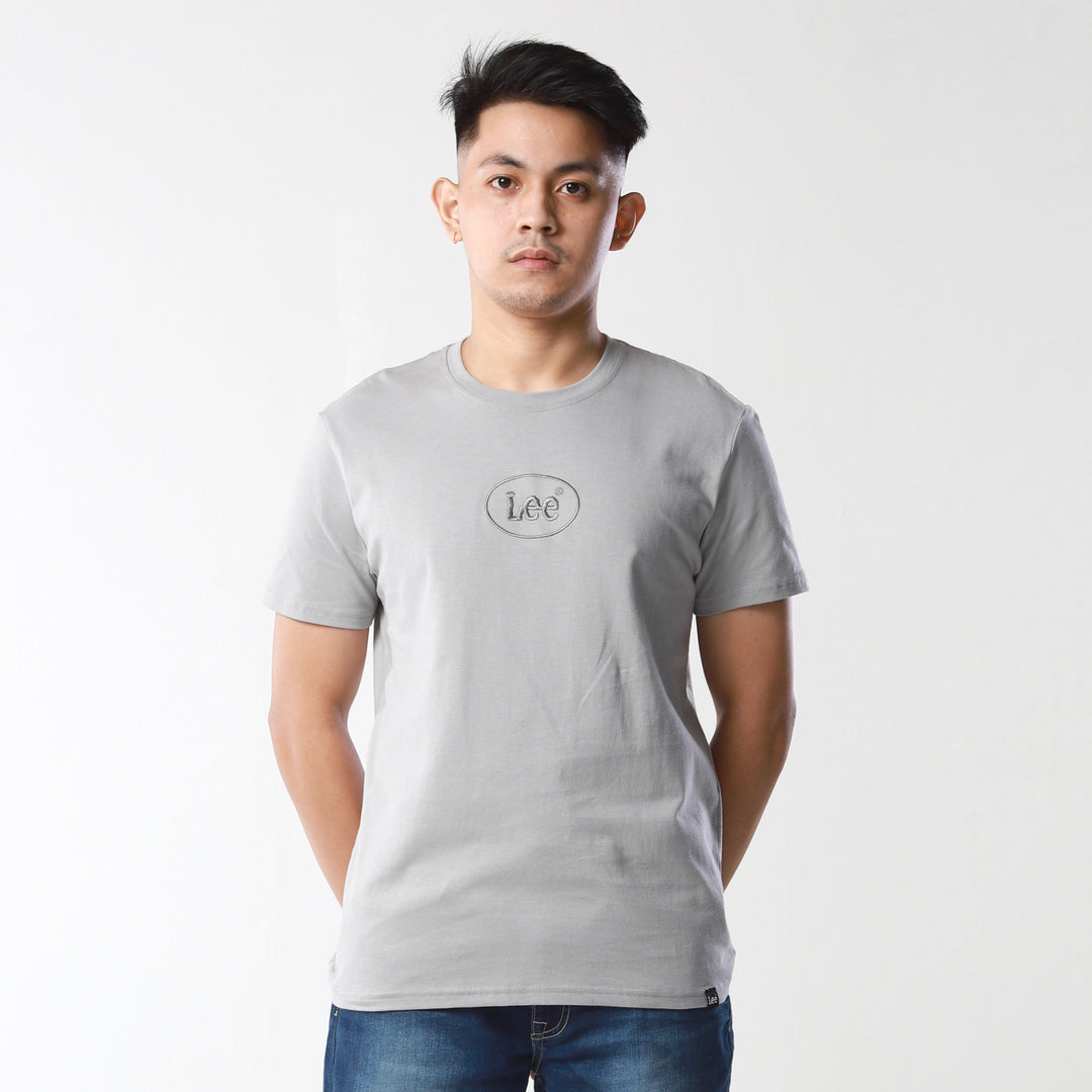 MENS EMBROIDERED LOGO TEE