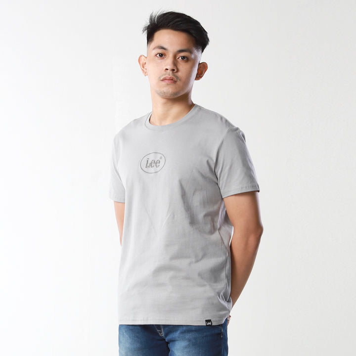MENS EMBROIDERED LOGO TEE