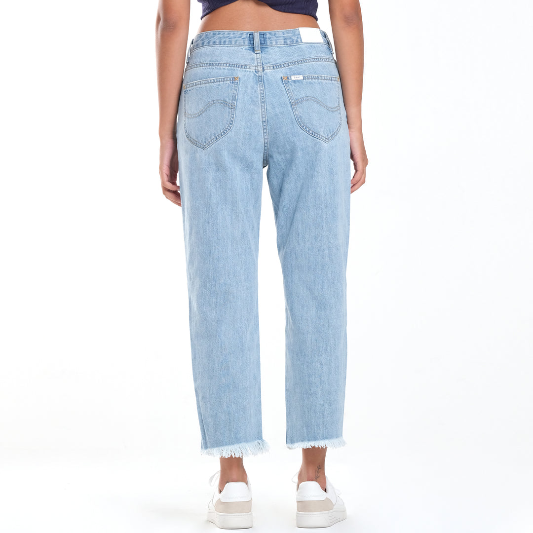 WOMENS STELLA SLOUCH MOM JEANS IN PRESTIGE BLUE