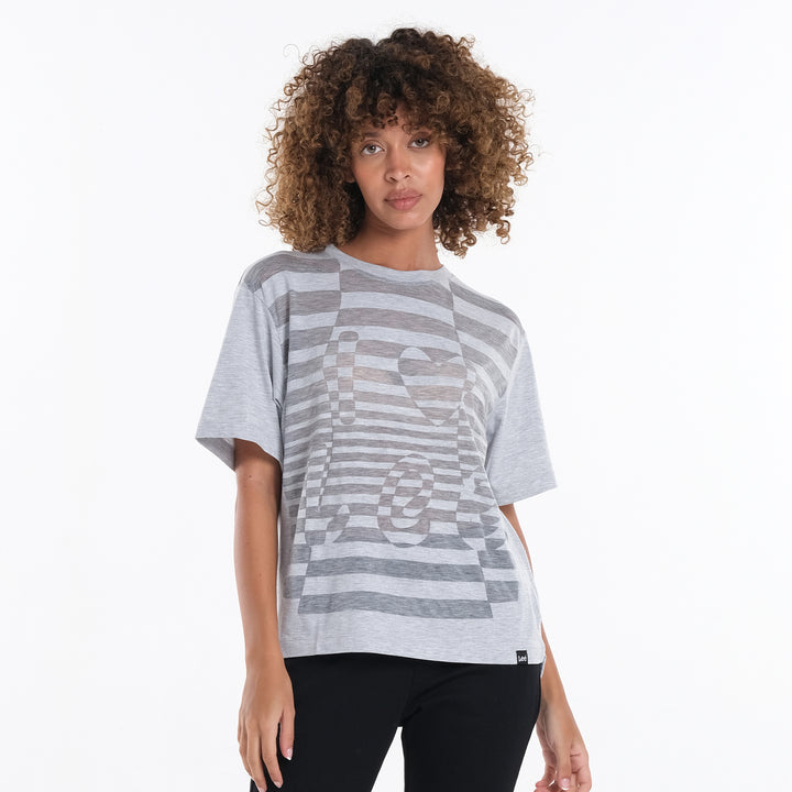 WOMENS OVERSIZED BURNOUT TEE