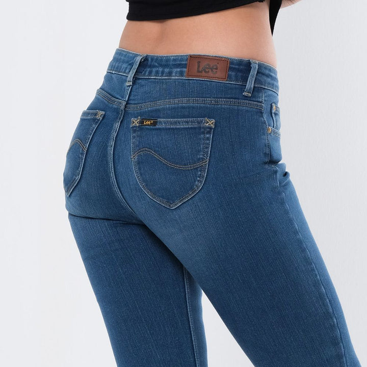WOMENS HEATHER JEANS IN DARK ARTISTICO