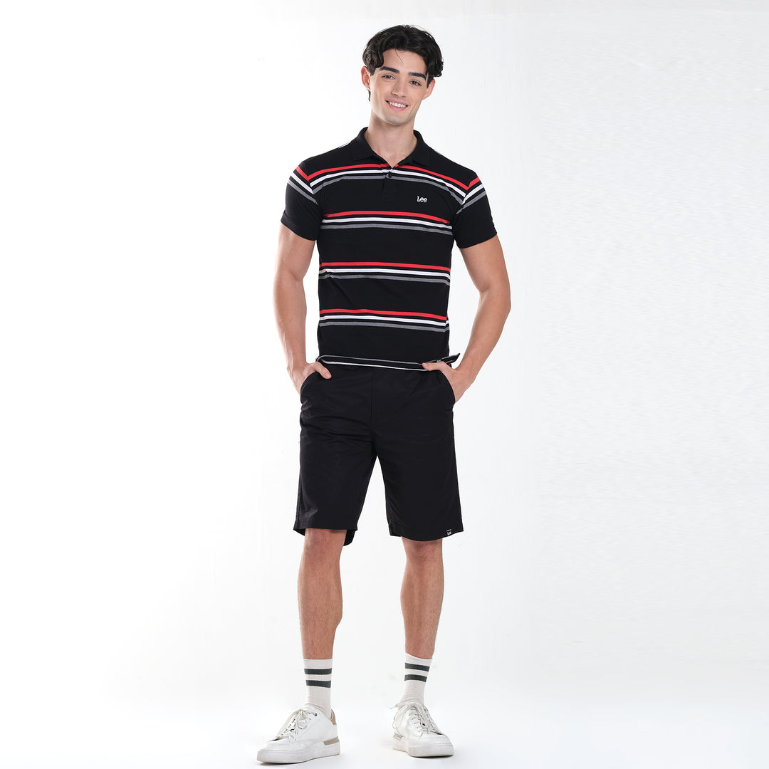 MENS STRIPES STRETCH SPORTSHIRT