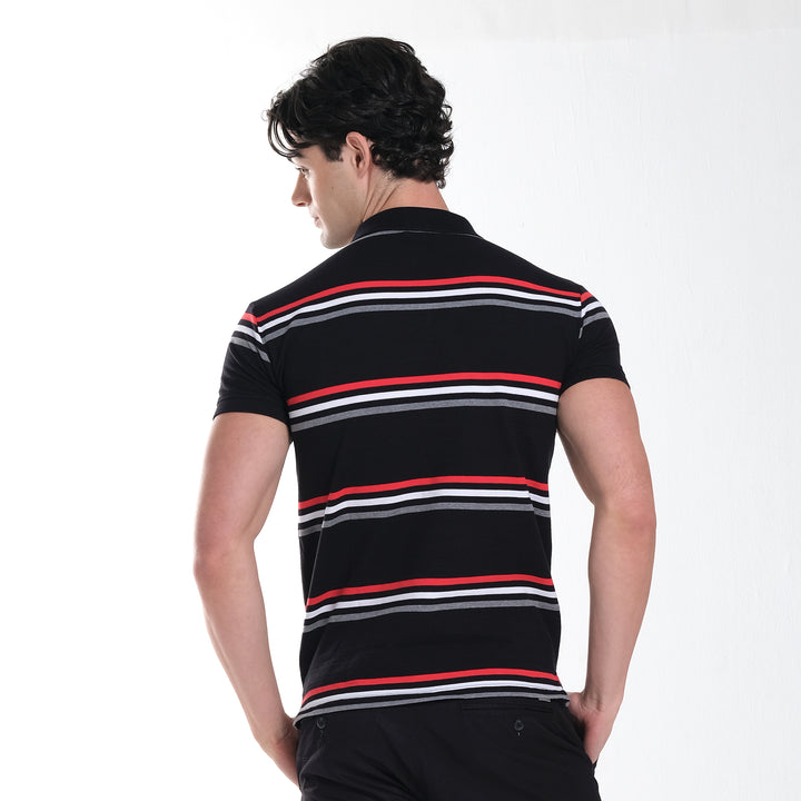 MENS STRIPES STRETCH SPORTSHIRT