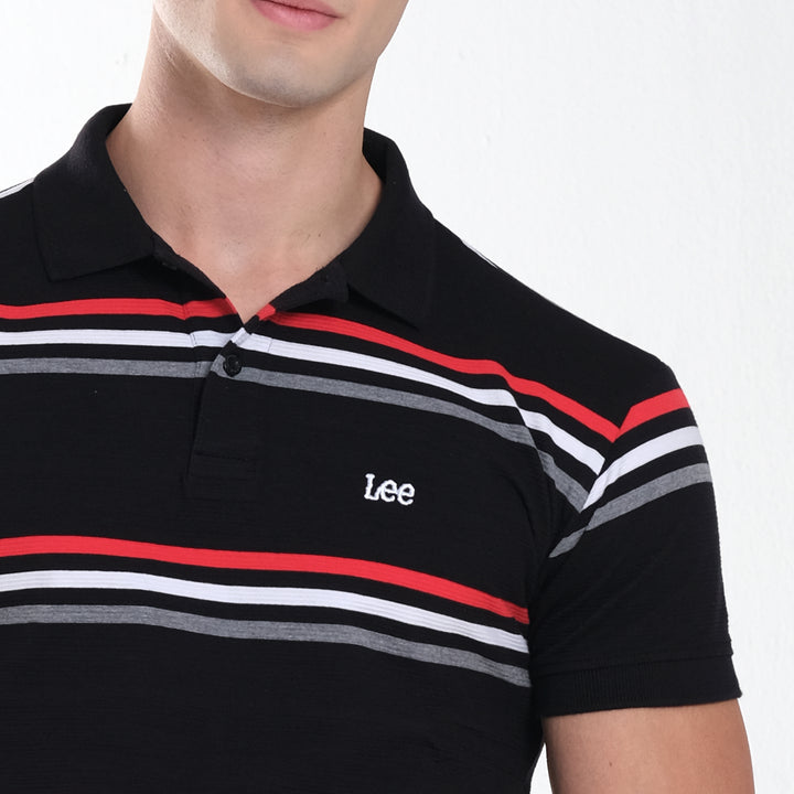 MENS STRIPES STRETCH SPORTSHIRT